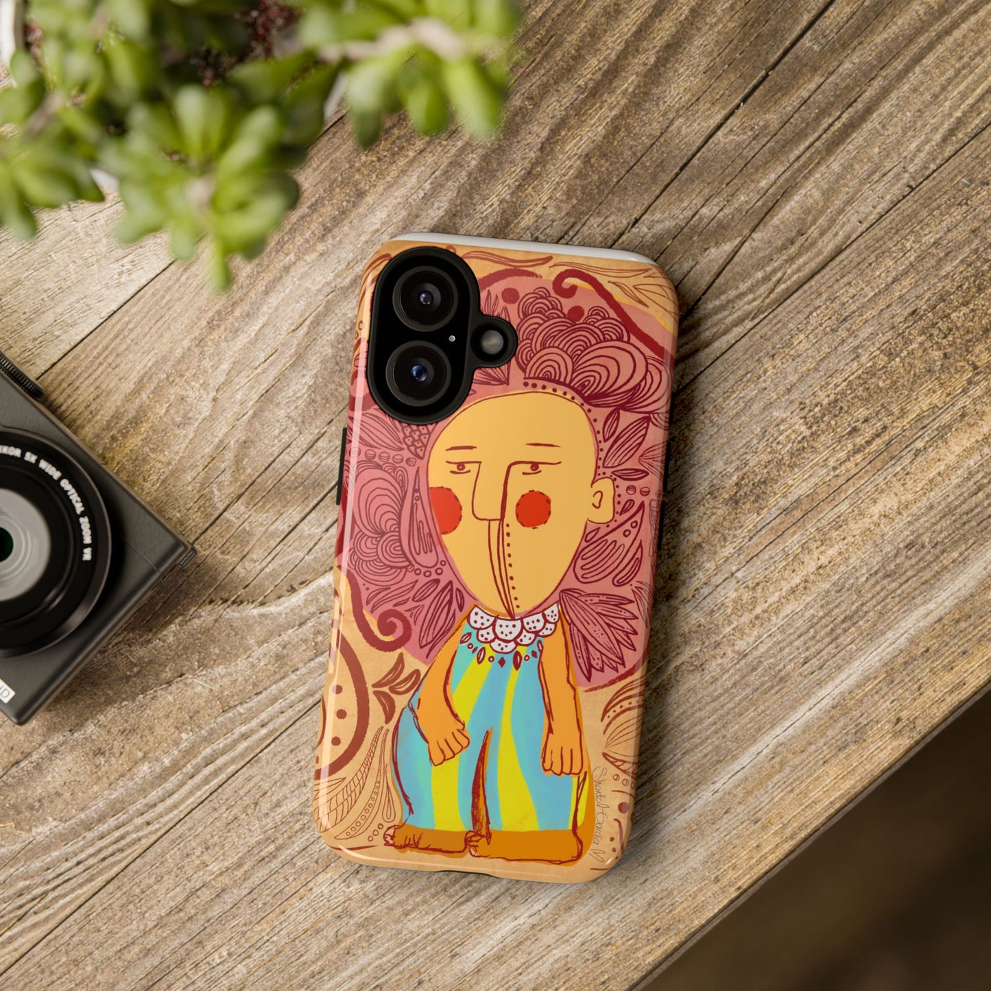 Colorful Phone Case with Artistic Design, Unique Mobile Cover, Tough Cases for Style Enthusiasts, Gift for Art Lovers, Trendy Tech Accessory