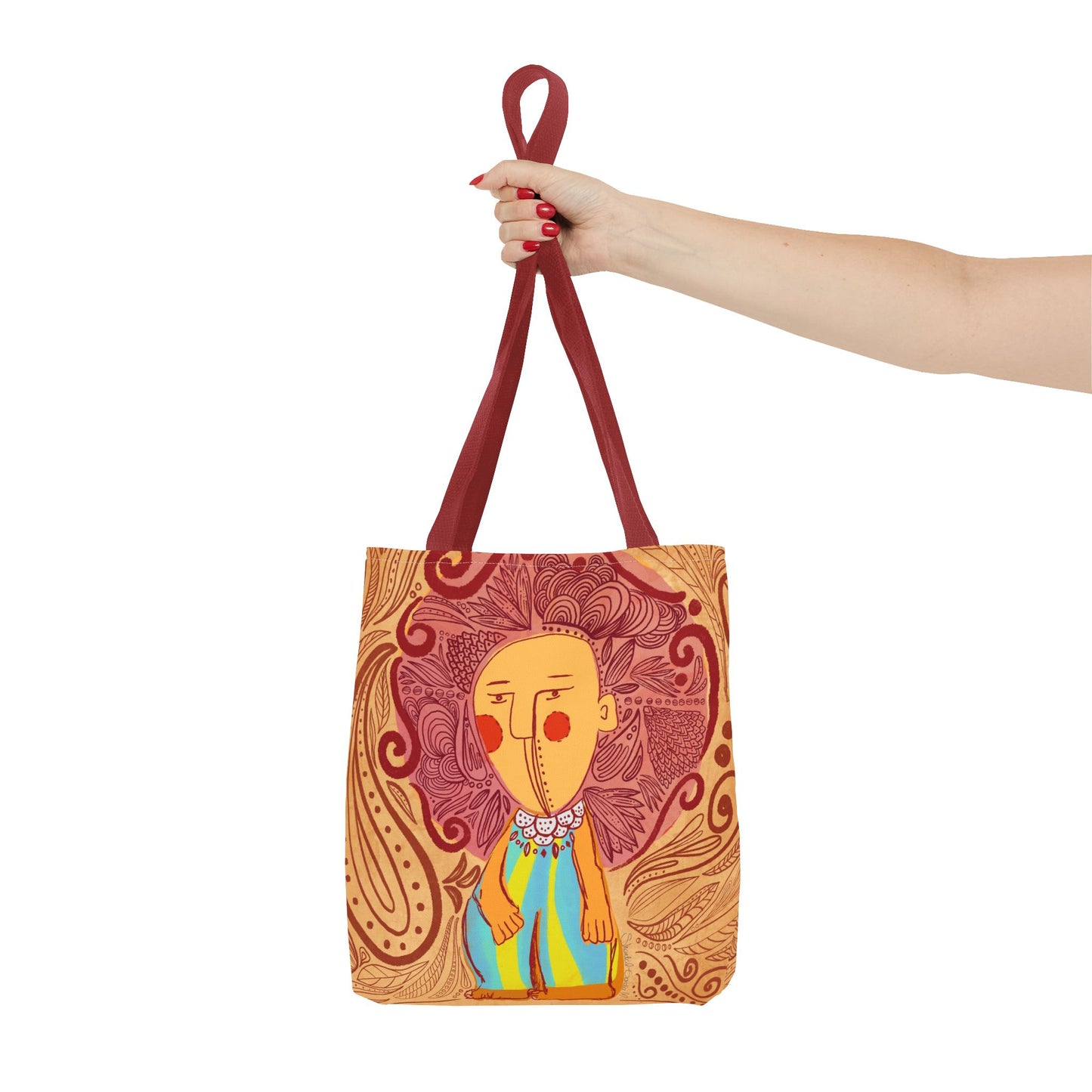 Vibrant Art Tote Bag, Colorful Eco-Friendly Bag, Boho Chic Accessory, Ideal Gift for Art Lovers, Seasonal Celebration Tote