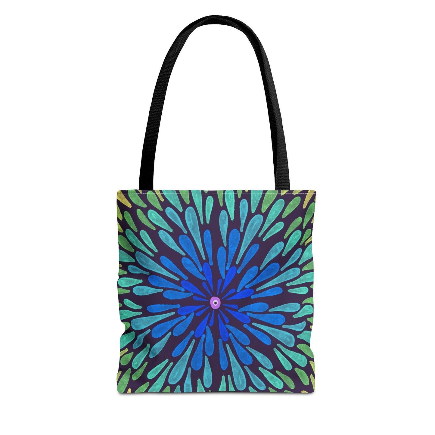 Vibrant Floral Tote Bag, Colorful Shopping Bag, Eco-Friendly Gift, Beach Tote, Reusable Grocery Bag, Boho Style Carryall