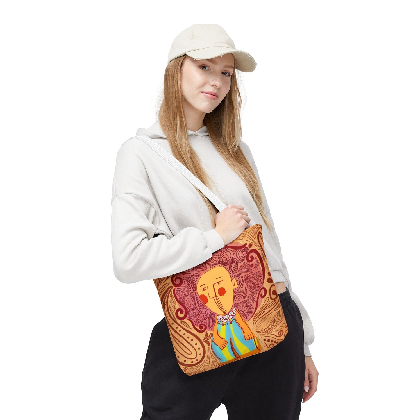 Vibrant Art Tote Bag, Colorful Eco-Friendly Bag, Boho Chic Accessory, Ideal Gift for Art Lovers, Seasonal Celebration Tote
