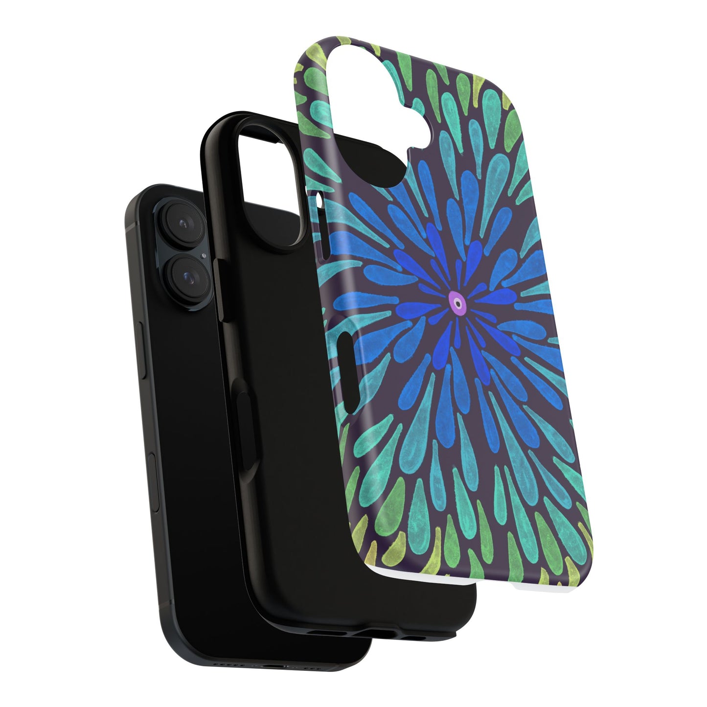 Colorful Floral Phone Case, Tough Cases, Unique Phone Protection, Gift for Her, Birthday, Summer Vibes
