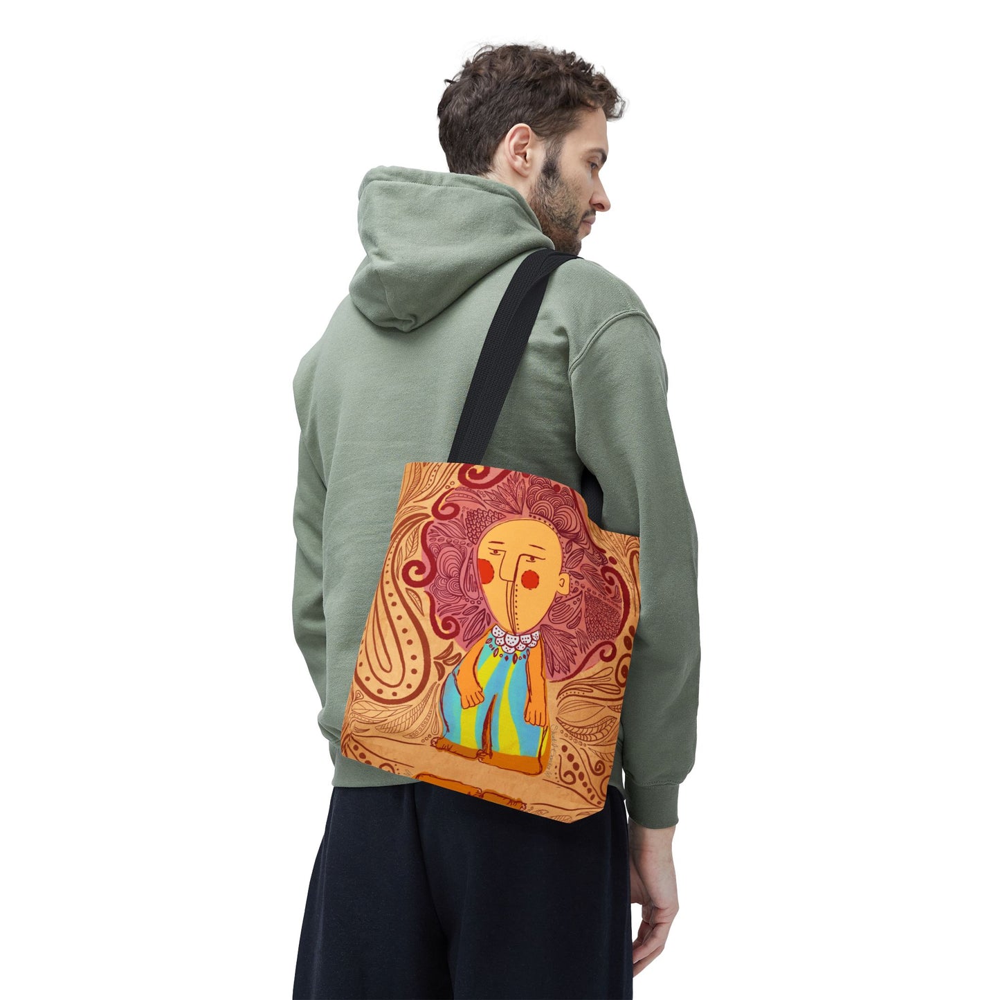 Vibrant Art Tote Bag, Colorful Eco-Friendly Bag, Boho Chic Accessory, Ideal Gift for Art Lovers, Seasonal Celebration Tote