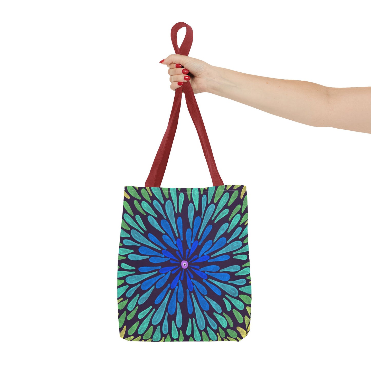 Vibrant Floral Tote Bag, Colorful Shopping Bag, Eco-Friendly Gift, Beach Tote, Reusable Grocery Bag, Boho Style Carryall