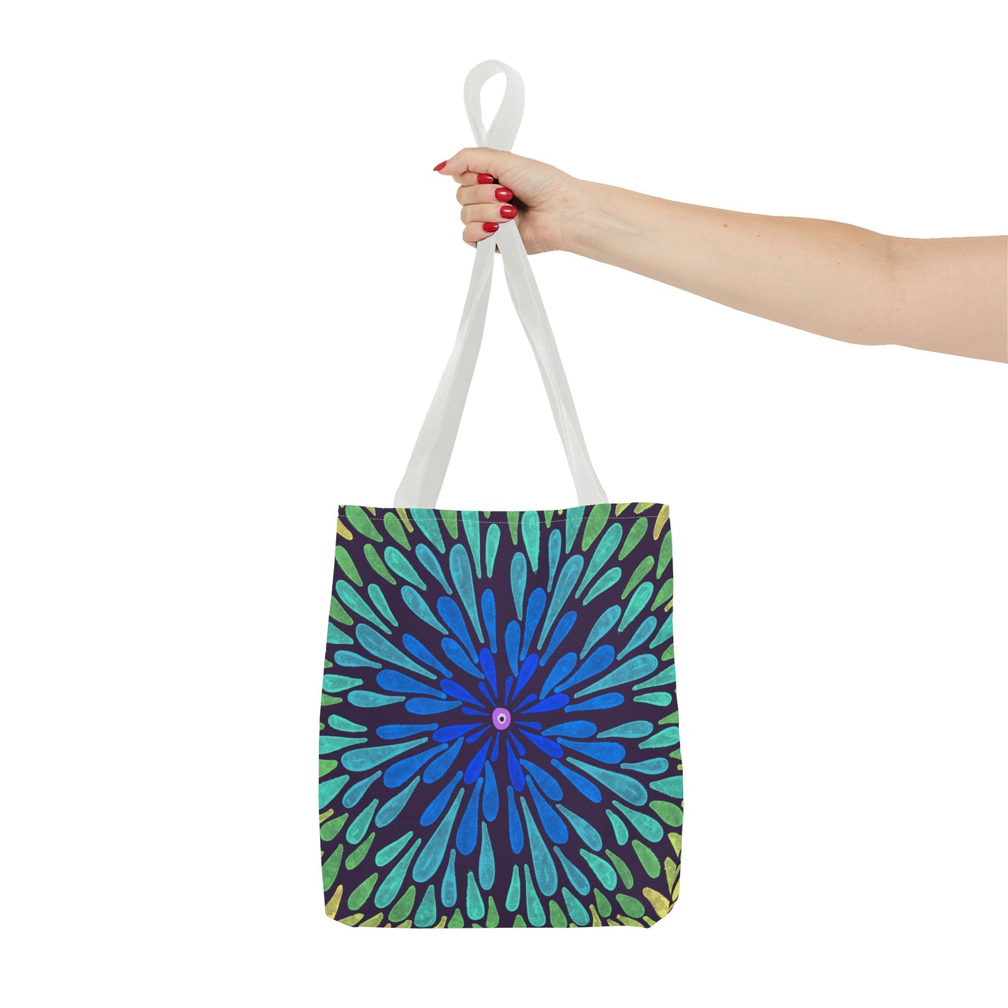 Vibrant Floral Tote Bag, Colorful Shopping Bag, Eco-Friendly Gift, Beach Tote, Reusable Grocery Bag, Boho Style Carryall