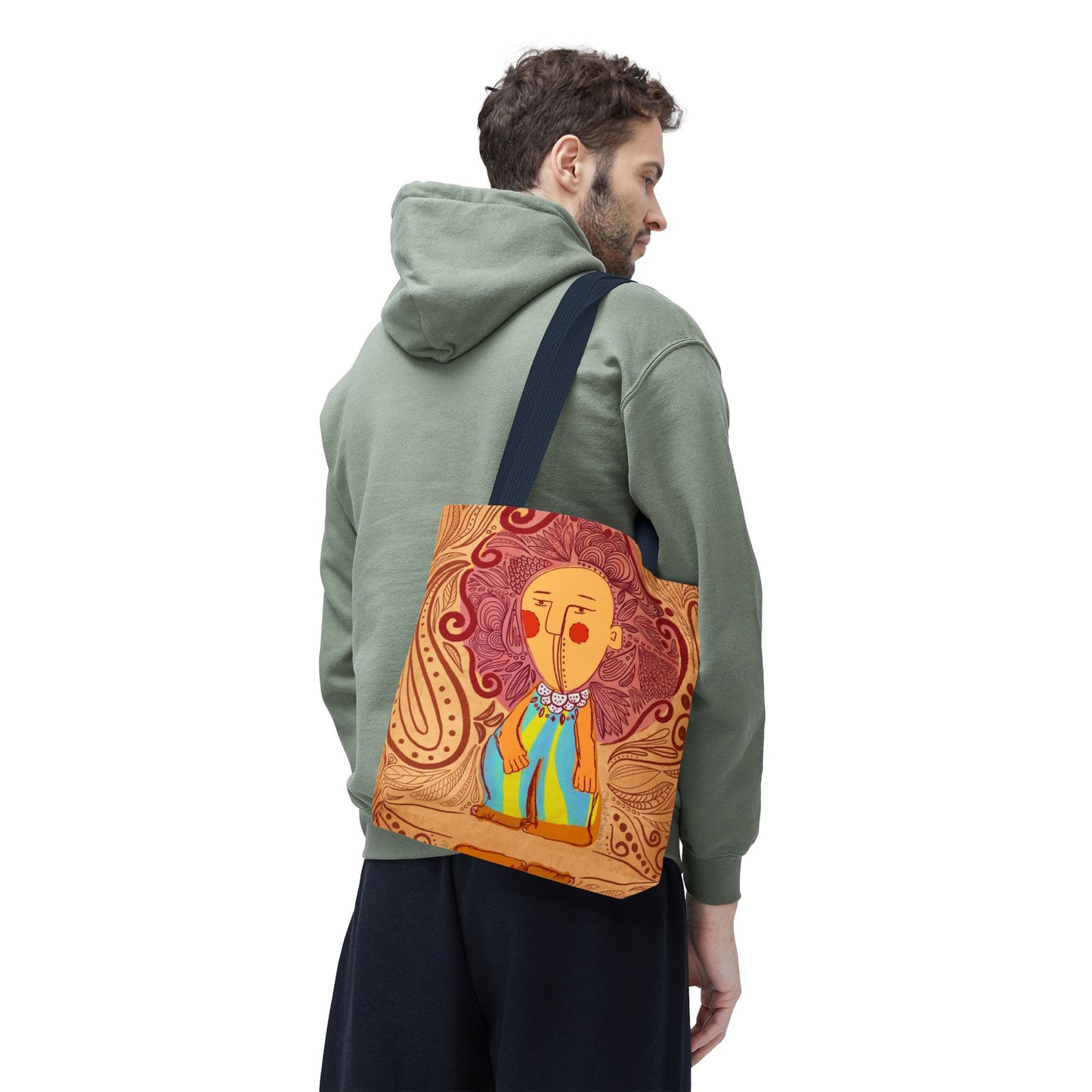 Vibrant Art Tote Bag, Colorful Eco-Friendly Bag, Boho Chic Accessory, Ideal Gift for Art Lovers, Seasonal Celebration Tote