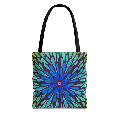 Vibrant Floral Tote Bag, Colorful Shopping Bag, Eco-Friendly Gift, Beach Tote, Reusable Grocery Bag, Boho Style Carryall