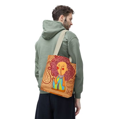 Vibrant Art Tote Bag, Colorful Eco-Friendly Bag, Boho Chic Accessory, Ideal Gift for Art Lovers, Seasonal Celebration Tote