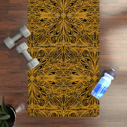 Aurea Yoga Mat – Eco-Friendly – Original Mandala Artwork Hand Designed