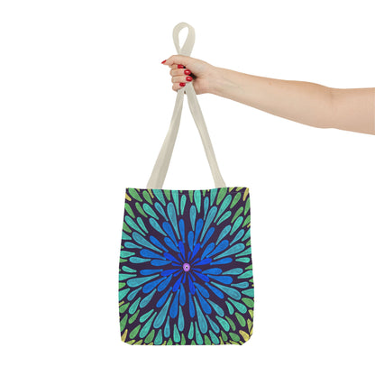Vibrant Floral Tote Bag, Colorful Shopping Bag, Eco-Friendly Gift, Beach Tote, Reusable Grocery Bag, Boho Style Carryall