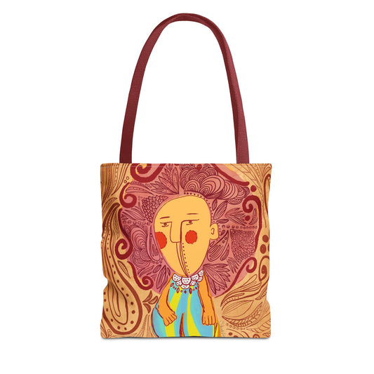 Vibrant Art Tote Bag, Colorful Eco-Friendly Bag, Boho Chic Accessory, Ideal Gift for Art Lovers, Seasonal Celebration Tote